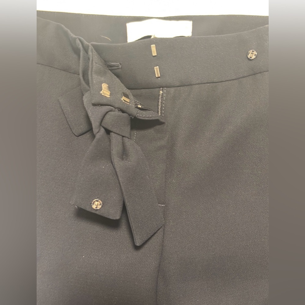 Talbots RSVP Bow-Front Ankle Pants in Navy Women’s Size 4P - Picture 5 of 7
